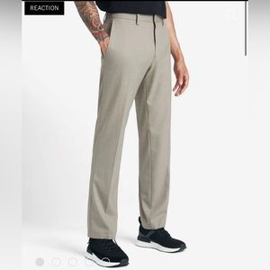 Kenneth Cole Premium Stretch Twill Slim Fit Flex Waistband Flat Front Dress Pant